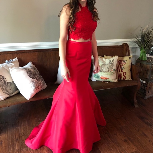 prom dress size 4 - Picture 5 of 6